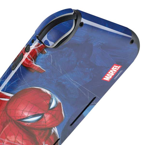 Marvel Spiderman World of Webs Nintendo Switch Lite Skin